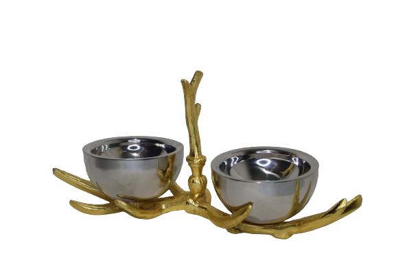 Double Steel Bowl