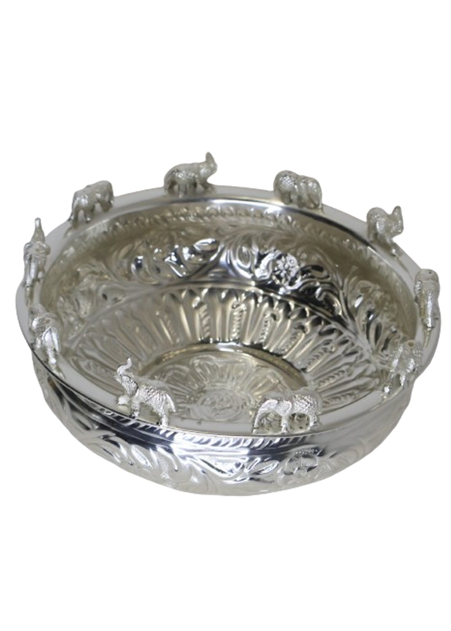 Fancy Metallic Sliver Bowl Set
