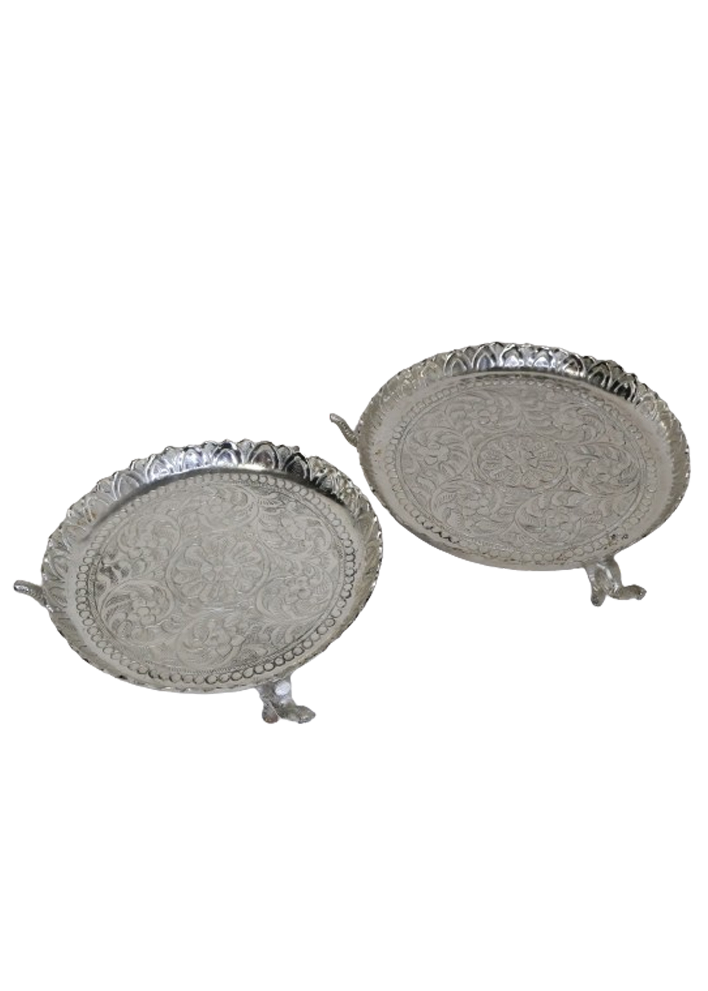 Sliver Plate with Elephant Base