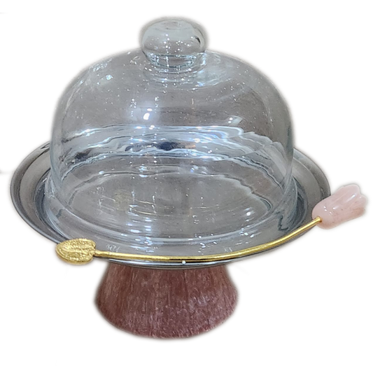 Cake Stand and  Glass Dome