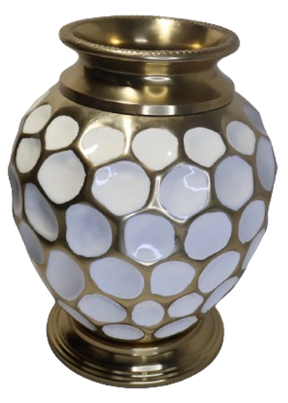 Vase With Honeycomb Design